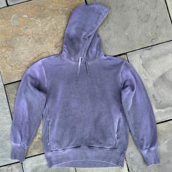 Reworked Purple Garment Dyed Hoodie - Picture 1 of 6